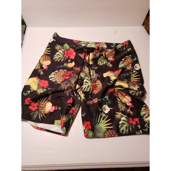 Freeworld Tropical Cargo Board Short Size 36 - Picture 2 of 6